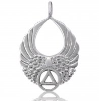 (image for) Silver Angel Wings AA Pendant