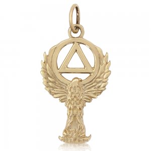 (image for) Gold Phoenix AA Pendant