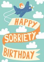 (image for) Happy Sobriety Birthday Card