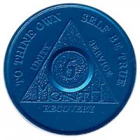 (image for) 12 Step AA Coins & Chips - Aluminium Anniversary Chips