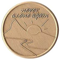 (image for) Never Alone Affirmation Medallion