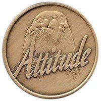 (image for) Every Day Eagle Affirmation Medallion