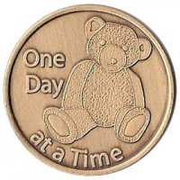 (image for) Teddy Bear Serenity Prayer Medallion