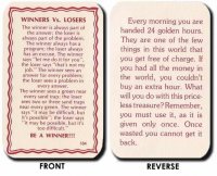 (image for) Winners vs. Losers