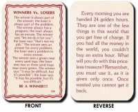 (image for) Winners vs. Losers