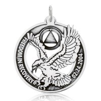(image for) Silver Eagle Pendant with Custom Dry Date