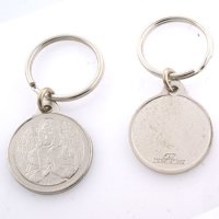 (image for) Silver Tone Angel Keychain