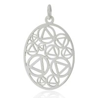 (image for) Silver AA Disc Pendant