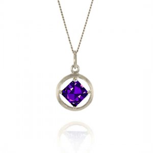 (image for) Silver AA Unity Pendant with Birthstone
