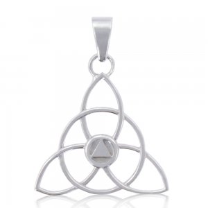 (image for) Silver Celtic Knot Trinity AA Pendant