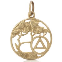 (image for) Gold Serenity Tree AA Pendant