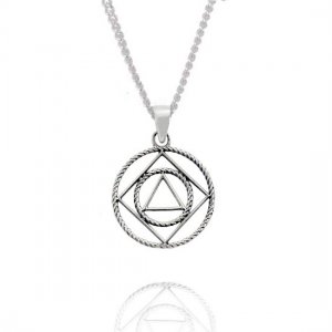 (image for) Sterling Silver NA/AA Pendant