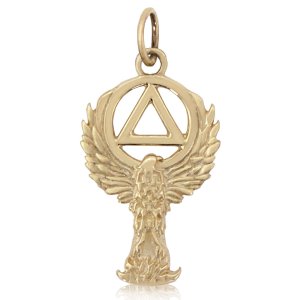 (image for) Gold Phoenix AA Pendant