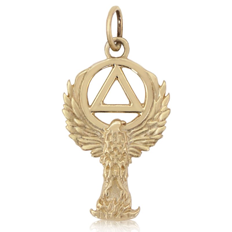 (image for) Gold Phoenix AA Pendant