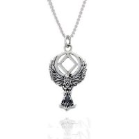 (image for) Sterling Silver NA Phoenix Rebirth Pendant