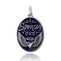 (image for) Silver Sponsor Pendant with Engravable Back