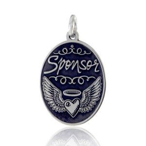 (image for) Silver Sponsor Pendant with Engravable Back