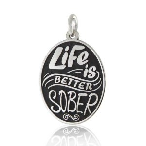 (image for) Silver Pendant with Inspirational Message