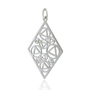 (image for) Silver AA Disc Pendant