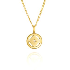 (image for) Gold NA Pendant with 0.10ct Diamond