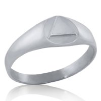 (image for) Petite Silver AA Ring with Unity Symbol