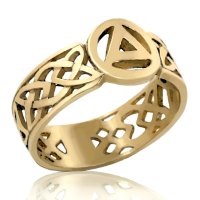 (image for) Gold Celtic Knot AA Band
