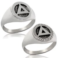 (image for) Silver Men's Classic AA Ring