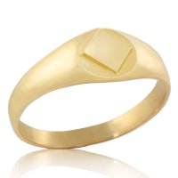 (image for) Petite Gold NA Symbol Ring