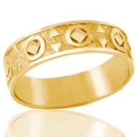(image for) Gold Band with NA Pattern