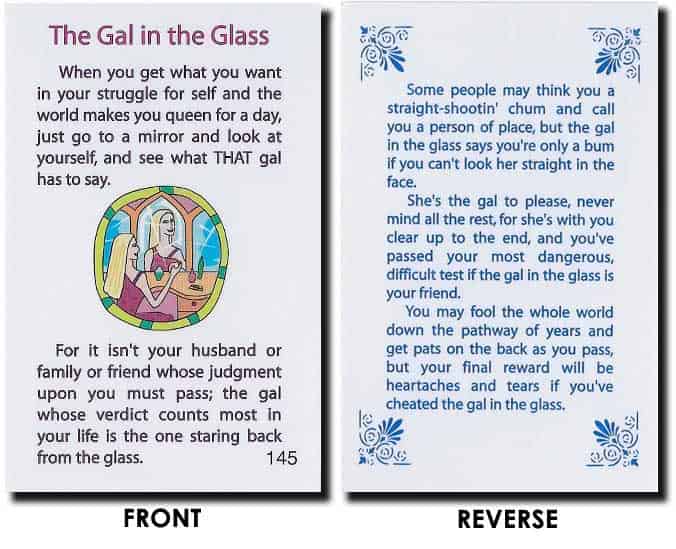 (image for) Gal in the Glass