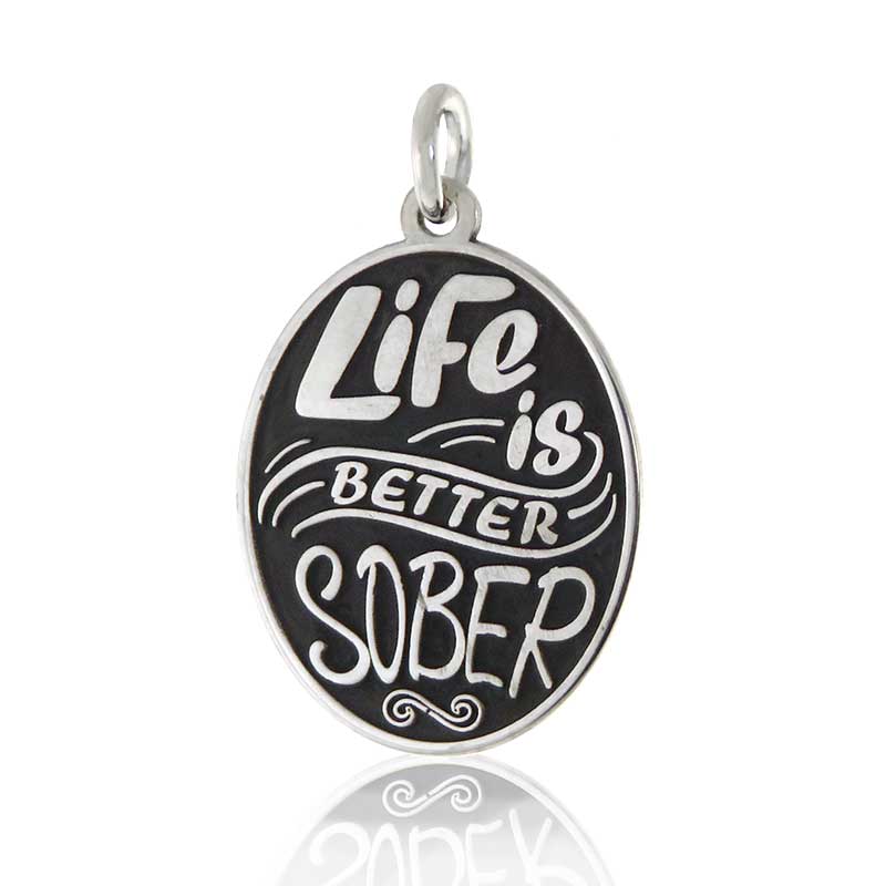 (image for) Silver Pendant with Inspirational Message