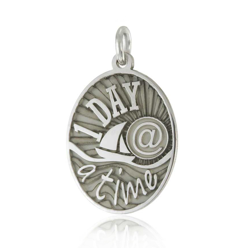 (image for) Silver Pendant with Inspirational Message