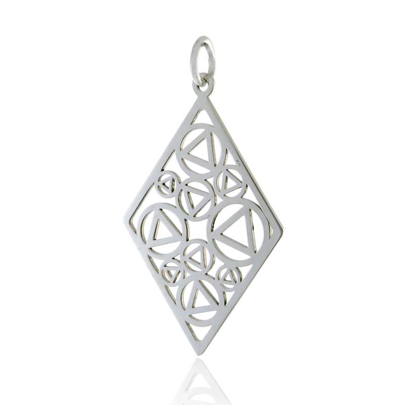 (image for) Silver AA Disc Pendant