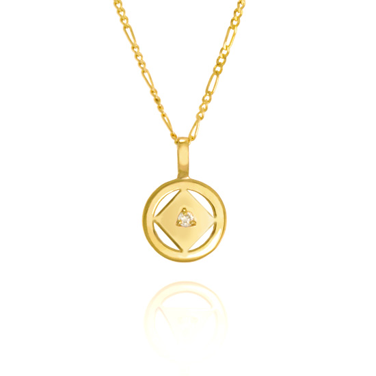(image for) Gold NA Pendant with 0.10ct Diamond