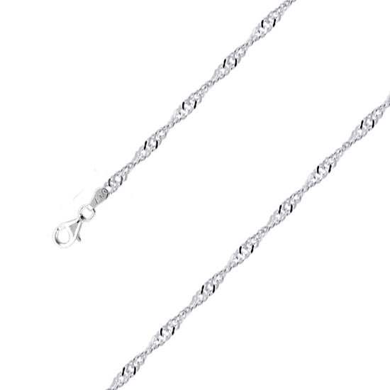 (image for) Sterling Silver Singapore Chain